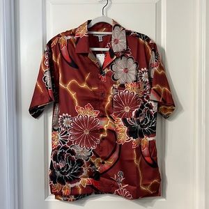 Men’s satin resort shirt